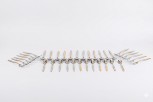 36-piece stainless steel flatware and cutlery set