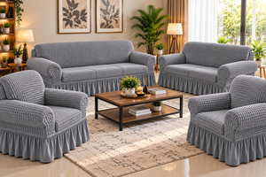 4-Piece Stretch Sofa Cover Set