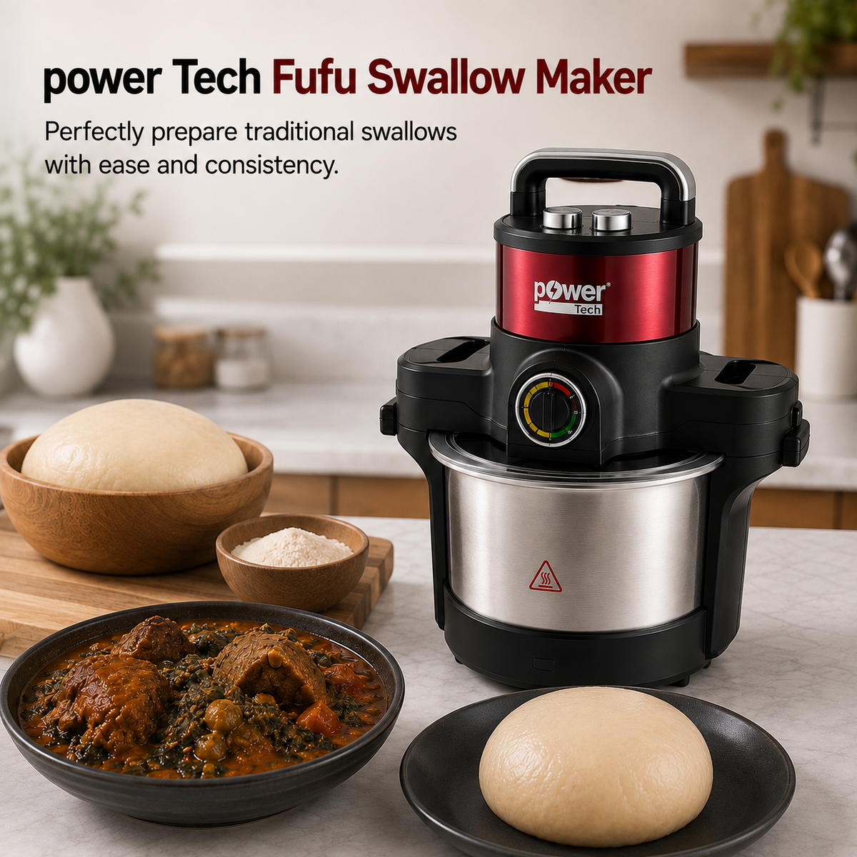 Power Tech Fufu Swallow Maker