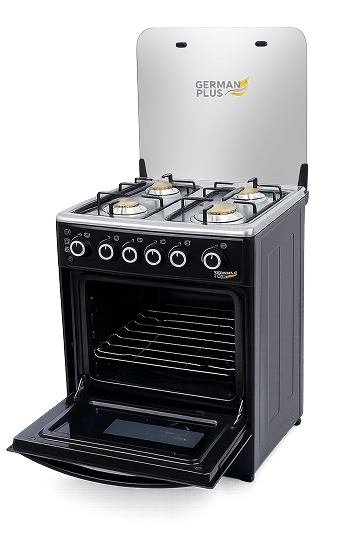German Plus stove with open oven