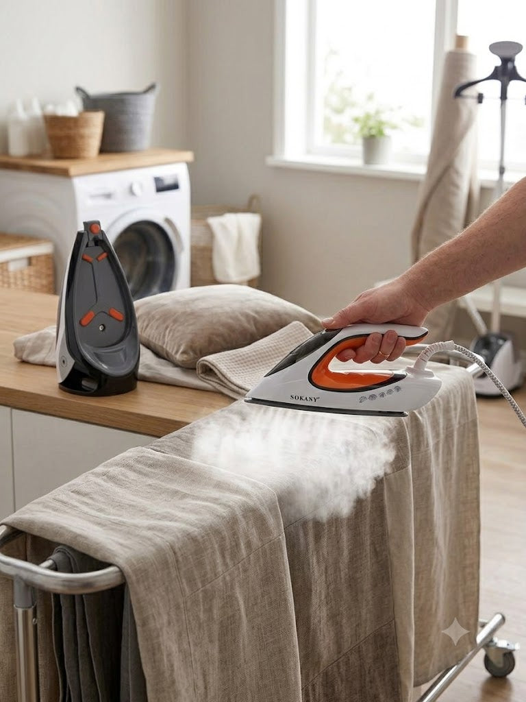 Vertical Steaming for Hanging Garments
