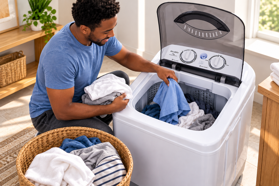Small Household Laundry Load