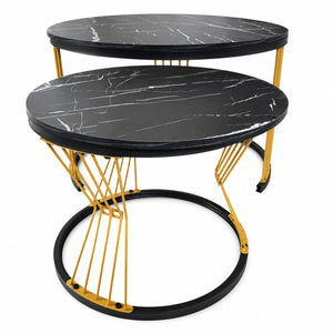 Modern Nesting Coffee Table Set