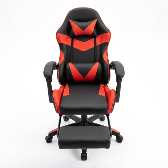 Ergonomic Gaming Chair with Footrest