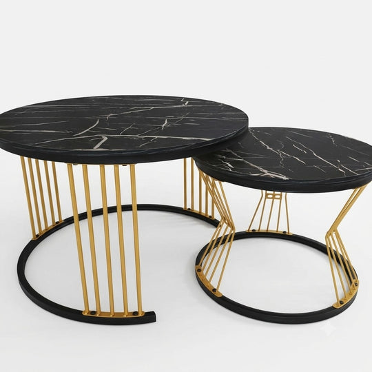 Modern Nesting Coffee Table Set
