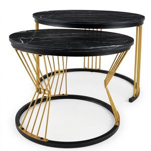 Modern Nesting Coffee Table Set
