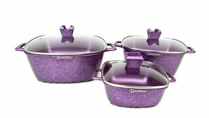 Marble Non-Stick Cookware Set