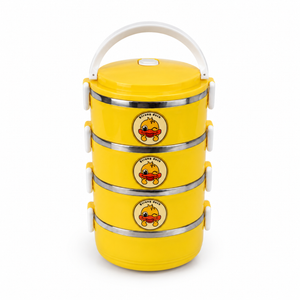 Stackable multi-tier lunch box