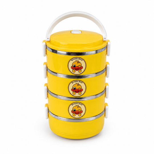 Stackable multi-tier lunch box