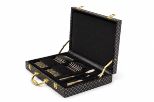 36-piece stainless steel flatware and cutlery set