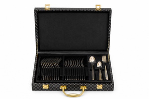 36-piece stainless steel flatware and cutlery set
