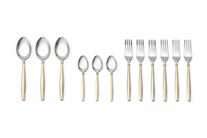 36-piece stainless steel flatware and cutlery set
