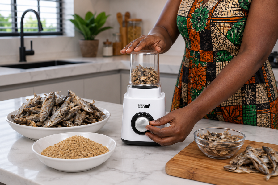 Dry Fish Grinding 