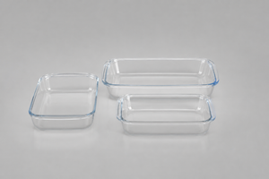 3-piece glass baking dish set
