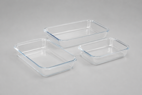 3-piece glass baking dish set