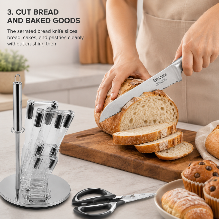Cut Bread and Baked Goods