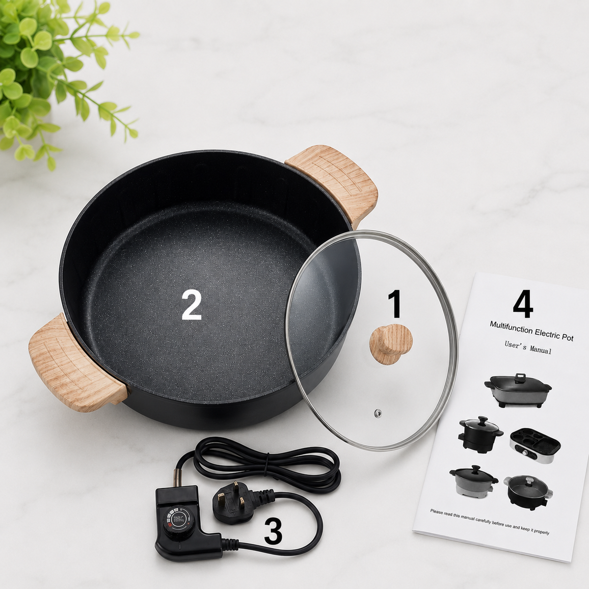 9 in 1 electric cooking pot
