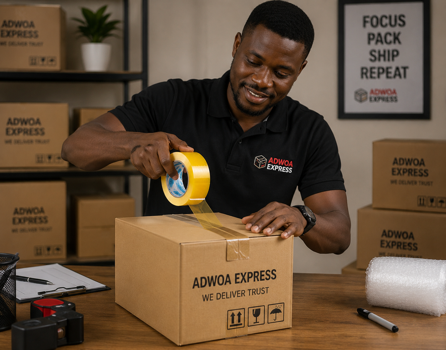 Sealing shipping boxes