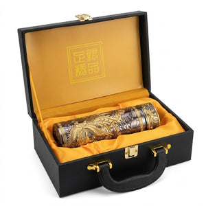 Ornate Dragon Artisan Thermos Gift Set