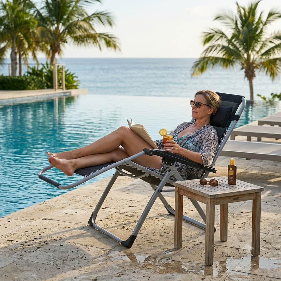Poolside Lounging
