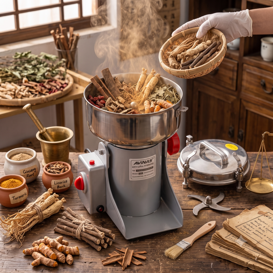 Processing Traditional Medicine and Roots