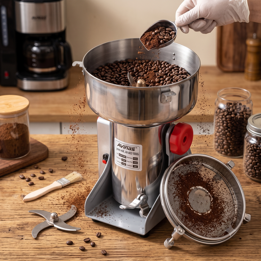 Grinding Coffee Beans