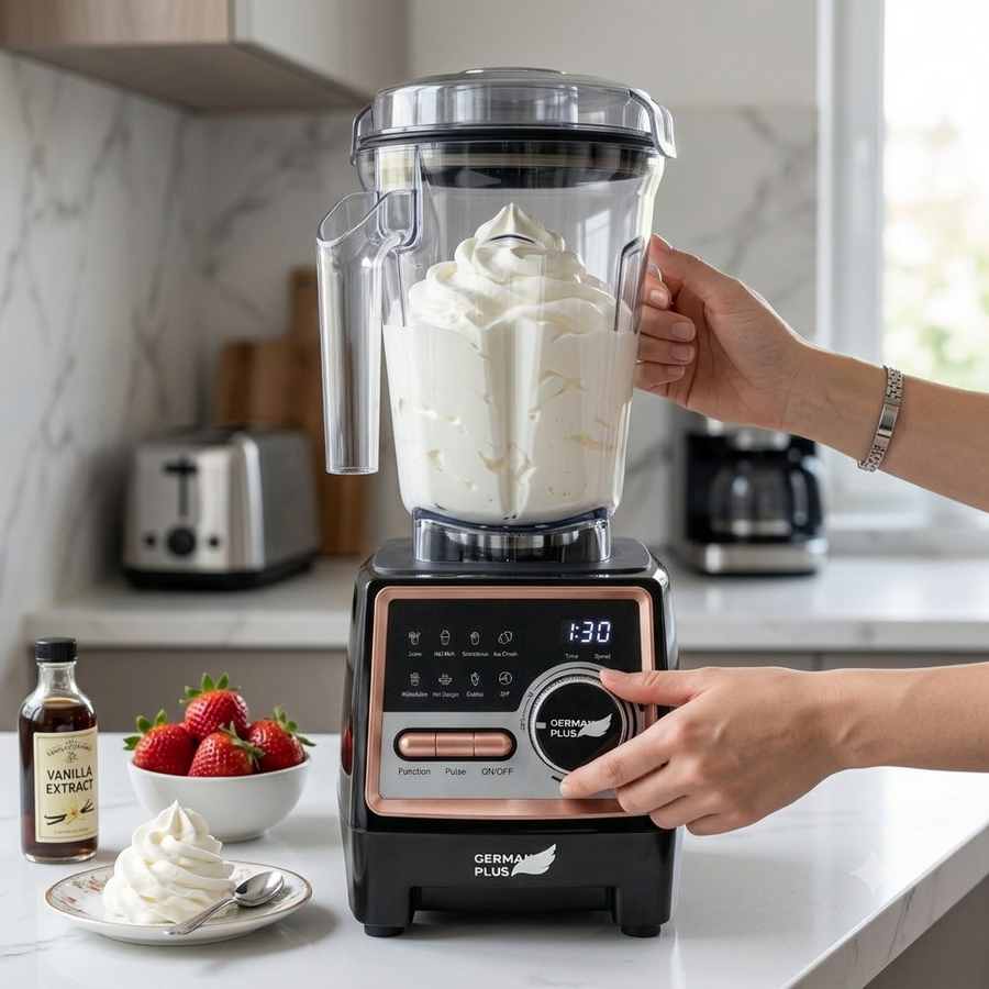 Effortless Whipped Cream Preparation