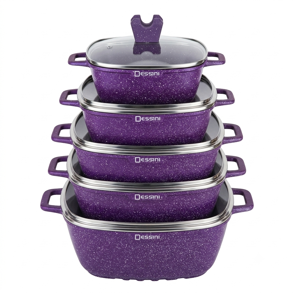 Marble Non-Stick Cookware Set