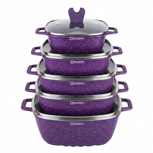 Marble Non-Stick Cookware Set