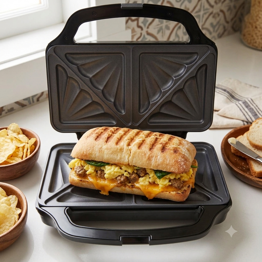 Quick Breakfast Paninis