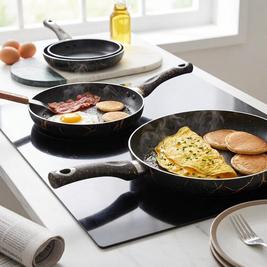 Frying Breakfast Foods
