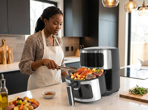Black King Kong 10L High-Capacity Air Fryer