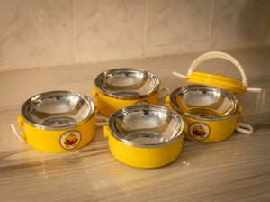 Stackable multi-tier lunch box