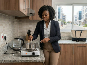 Portable single-burner hot plate