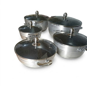 Premium Granite-Coated Aluminum Cookware
