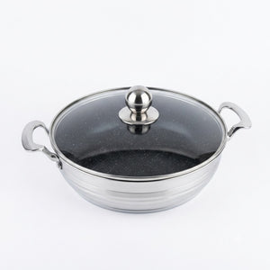 Premium Granite-Coated Aluminum Cookware