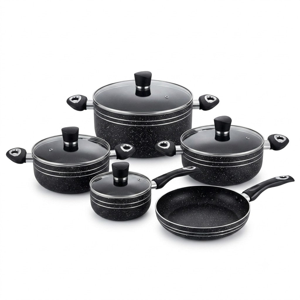 Royallife 10-Piece Non-Stick Cookware Set