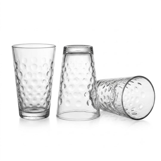 Textured Glass Tumbler