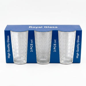 Textured Glass Tumbler
