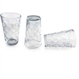 Textured Glass Tumbler