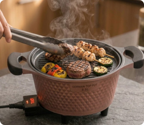 9 in 1 electric cooking pot