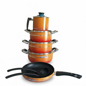 Homania 11-Piece Aluminum Cookware Set