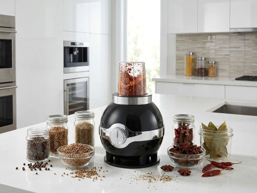 Grinding Coffee, Seeds & Spices
