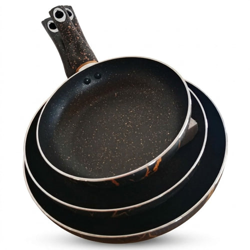 3-Piece Premium Non-Stick Frying Pan Set