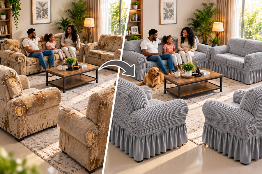 Covers Worn or Damaged Upholstery