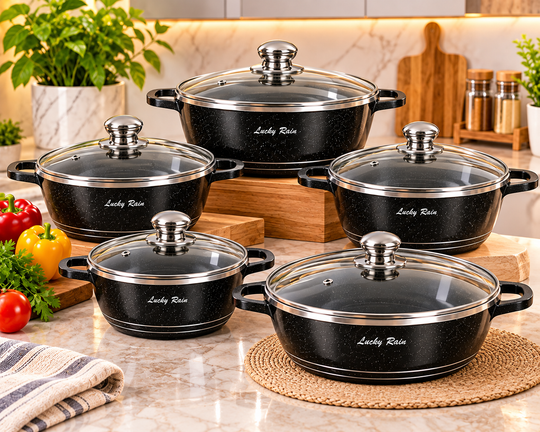 Granite Non-Stick 10 PC Cookware Set