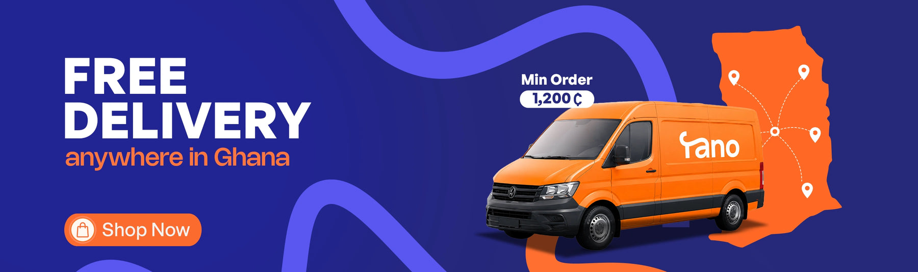 Free Delivery anywhere in ghana