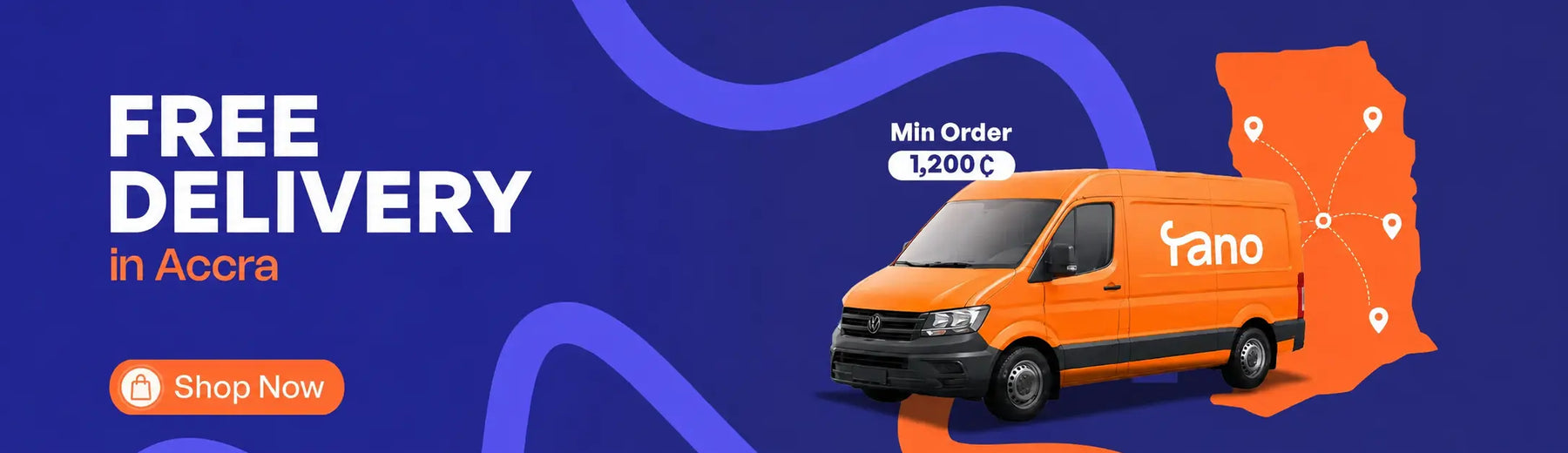 Free Delivery anywhere in ghana