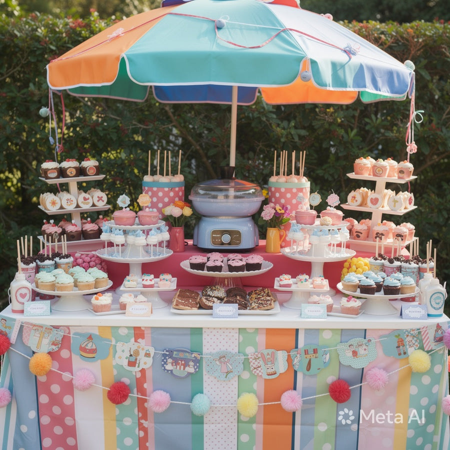 As a thematic dessert station