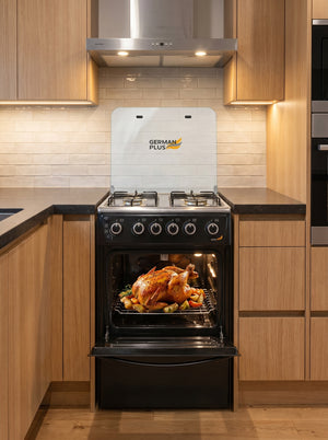 German Plus 4-burner gas cooker with oven and grill
